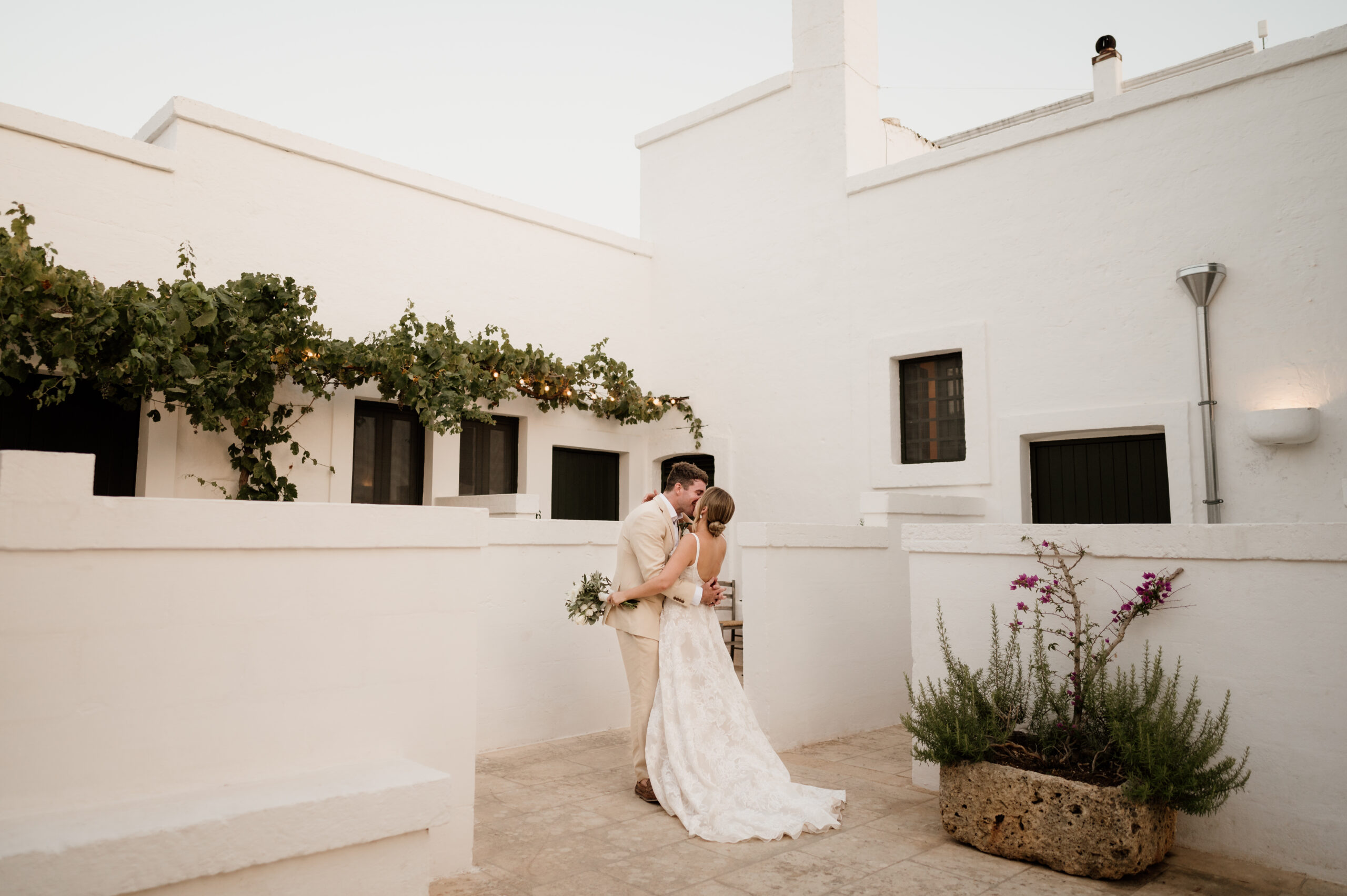 Relaxed and candid destination wedding photography in Puglia, Southern Italy